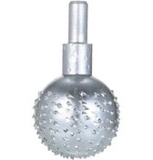 Resim Pazly 1/4 Saplı Metal Ağaç İşleme Taşlama Kafası, Açılı Taşlama Parlatma Dosyası, 45çelik, 3cm Kafa Çapı 