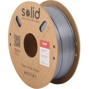 Resim Solid Filament Solid Gümüş Silk PLA Filament 1.75mm - 1Kg 