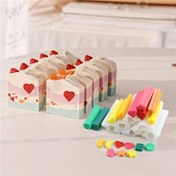 Resim 1 adet Mini 12cm Silikon Tüp Kalıbı El Yapımı Sabun Mum Reçine DIY Yapımı Yuvarlak Yıldız Kalp Ay Şekli 3D Çiçek Tüp Sütun Kalıbı 