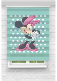 Resim Perdecizade Enxboy Mavi Minnie Mouse Dijital Baskılı Zebra Perde-cocuk Odası-stor Perde Tyc599d7cc31572b53e285b00 Renkli 