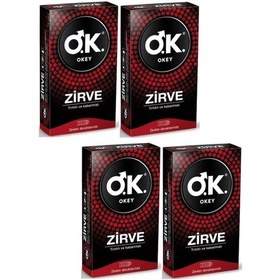 Resim Okey Zirve Prezervatif 10'lu x 4 