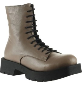 Resim Bueno Shoes Gri Deri Kadın Topuklu Bot 