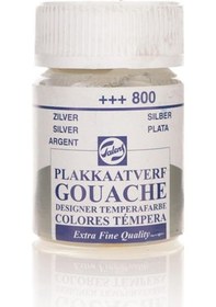 Resim Talens Guaj Boya 800 Silver Metalik 