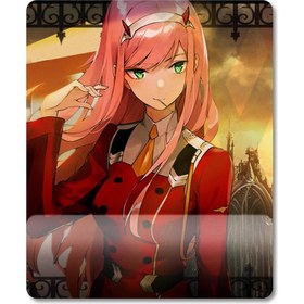 Resim Darling In The Franxx - Zero Two Bilek Destekli Mousepad Model - 2 