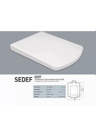 Resim Nkp Sedef Thermoplast Yavaş Kapanan Klozet Kapağı - Nkp0337 