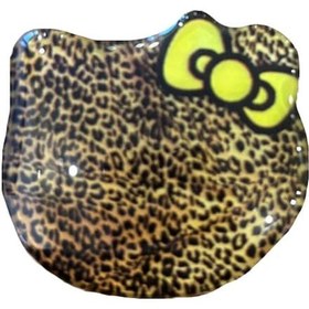 Resim E2m Pop Socket Telefon Tutucu Benekli Kedi Sarı Sarı 
