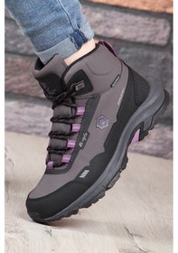 Resim Lumberjack Re-cycle Kaymaz Su Geçirmez Outdoor Kadın Bot 667800001060 12 Mor 