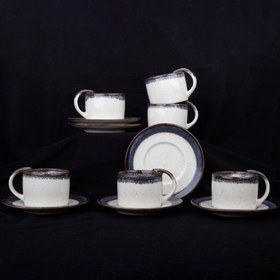 Resim Aryıldız Napoli 12 Parça 6 Kişilik Kahve Fincan Takımı 80 ml 