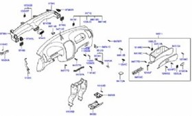 Resim Hyundai Accent Admira Ön Konsol 