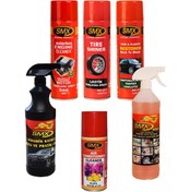 Resim Smx 6'lı Oto Bakım Seti(hızlı Cila-genel Tem-spry Set-klima Koku) 