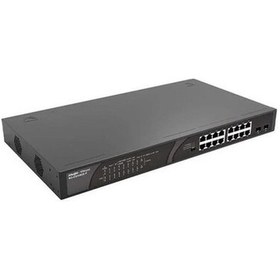 Resim Ruıjıe Reyee 16 Port Rs-es118gs-p 10/100/1000 2x Port Combo Gigabit Sfp Poe Switch 247w Çelik Kasa Rack Mount 