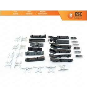 Resim Nissan Qashqai 2 için Panoramic Sunroof Perde 36 Lı Tamir Seti N11.10618 