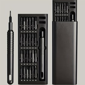 Resim 24'ü 1 Arada Çok Fonksiyonlu Hassas Tornavida Seti, Cep Telefonu ve Tablet Sökme için Tam Araç Kiti, Kompakt Taşınabilir Taşıma Çantası ile Profesyonel Elektronik Ekipman Bakım Aletleri 