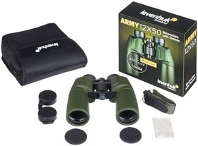 Resim Levenhuk Army 12x50 Artıkıllı Binoküler Dürbün 