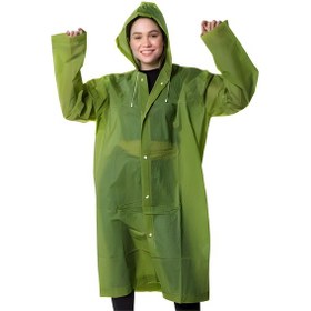Resim Kadın Erkek Yağmurluk Kapüşonlu Çıtçıtlı Eva Koyu Yeşil Asker Yeşili Yağmurluk Bymmrc881r1 Haki 