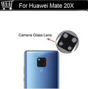 Resim Huawei Uyumlu Mate 20X Arka Kamera Camı (Çıtasız Sadece Cam) 