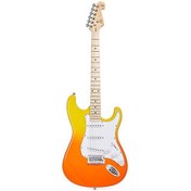 Resim SX SEM1 Elektro Gitar (Burning Fire) 