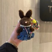 Resim Silver1 Sevimli Renkli Ip Peluş Ayı Kolye El Yapımı Oyuncaklar Küçük Bebek Çanta Çekicilik Sevimli Bebek Cep Telefonu Çekicilik (Yurt Dışından) 