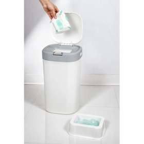 Resim Kokusuz Akıllı Poşetli Çöp Kovası Bebek ve Evcil Bezleri Için Uygun 