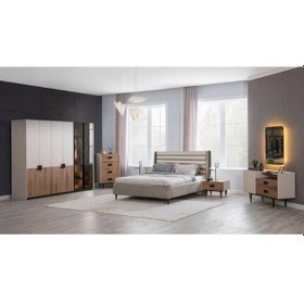 Resim Aqua Bazalı Karyolalı Yatak Odası Takımı 