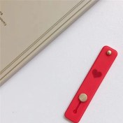 Resim GongtuShop Kırmızı Stil Sevimli Şeker Kalp Renk Silikon Bileklik Parmak Yüzük Kavrama Telefon El Bandı Tutucu Evrensel Itme Çekme Sopa Telefon Braketi (Yurt Dışından) 