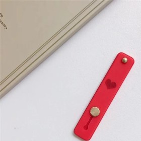 Resim GongtuShop Kırmızı Stil Sevimli Şeker Kalp Renk Silikon Bileklik Parmak Yüzük Kavrama Telefon El Bandı Tutucu Evrensel Itme Çekme Sopa Telefon Braketi (Yurt Dışından) 