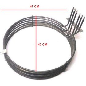 Resim Konveksiyonel Firin Rezistansi 13,5 Kw 8.5 Mm 42 Cm - 438412193 