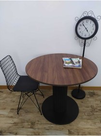Resim uğurlubaylar Yuvarlak Masa 90cm Yemek Masası Mutfak Masası 
