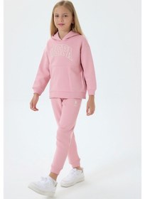 Resim U.S. Polo Assn. U.s. Polo Assn Kız Çocuk Pembe Eşofman Takımı 5274-30121 Pembe 