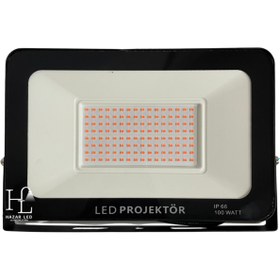 Resim Hazar Led 220 Volt 100 Watt Tablet Projektör Grow Led Full Spectrum SMD Led Projektör (Bitki Yetiştirme Ledi) 