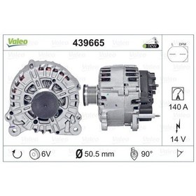 Resim VALEO 439665 ALTERNATÖR GOLF 1.4 TSI 