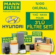 Resim Hyundai Accent Blue 1.4 Cvvt Mann-Filter Filtre Bakım Seti 2011-2 