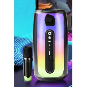 Resim Fogy Pluse 7 Mikrofonlu Rgb Kablosuz Soundbar Multimedya Hoparlör Speaker Bluetooth Hoparlör 2024 