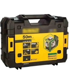 Resim Çift Bataryalı 12 Işıklı 360° Lazer Metre Terazi Yüksek Teknoloji Lazer 