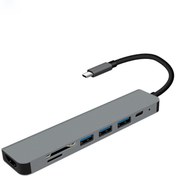 Resim Ally 7in1 USB 3.1 HDMI 4K 30HZ 2K 1080P Type-C HUB Adaptör Dönüştürücü Yüzde Yüz Müşteri Memnuniyeti...