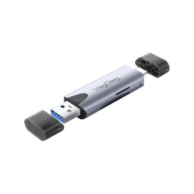 Resim VegGieg Type-C ve USB 3.0 Sd-Microsd Tf Kart Okuyucu 