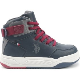 Resim U.s. Polo Assn. Phıta Jr 5pr Lacivert Erkek Çocuk High Sneaker 000000000102027913 Lacivert-kırmızı 