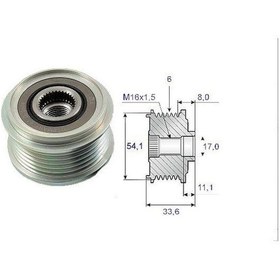Resim VALEO 588003 ALTERNATÖR KASNAĞI SCUDO DUCATO / 206 207 307 308 PA 
