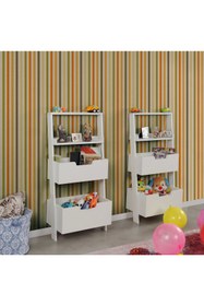 Resim PASİFİC HOME Only Montessori Oyuncak Dolabı Saklama Düzenleme Ünitesi 