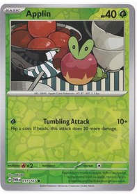 Resim Applin Reverse Holo 017/167 - Twilight Masquerade - Pokemon Kartı Mint 