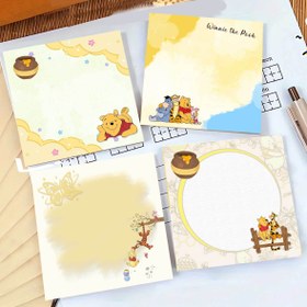 Resim 200 Sayfa, 4 Kitap, Disney - Winnie The Pooh Karikatür Yapışkan Notlar, Sevimli ve İyileştirici, Süper Sevimli, Sevimli Karikatür Yapışkan Etiketler, Renkli Kare Yapışkan Notlar - Çoklu Renkler, Çıkarılabilir Yapışkan Not Defteri, Ofis ve Ev Kullanımı İçin Uygun, Renkli Hatırlatıcılar, Sevimli Karikatür Kız Yapışkan Notlar - Yeniden Kullanılabilir, Öğrenciler İçin Mükemmel, Unutulan Mesajlar İçin Defterler, Ofis Kırtasiye Malzemeleri 