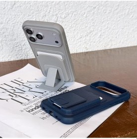 Resim Nihcase Tecno Camon 40 Pro 5g Kılıf Kartlıklı Standlı Square Folding Kılıf 