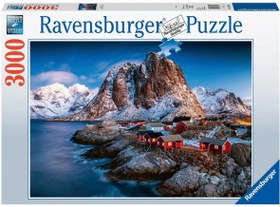 Resim Ravensburger 3000 Parça Puzzle Hamnoy Norveç 170814 