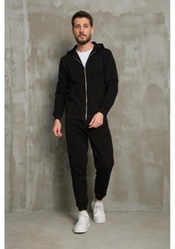 Resim Erkek 5016 Eşofman Takımı Siyah 
