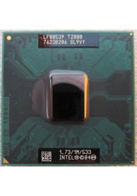 Resim intel Pentium T2080 1.73 GHz Laptop CPU Dizüstü PC İşlemci SL9VY 