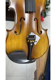 Resim Swing Sv-444 Mat Cila Komple Abanoz Aksamlı-4/4 Tam Boy Keman Set 