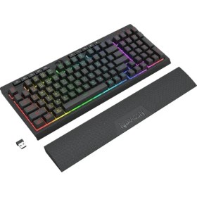 Resim REDRAGON K515 Pro Shiva Rgb Kablosuz Membranlı Türkçe Oyun Klavyesi, 98 Tuşlu Mekanik Hissi Klavye Ve Smooth Lineer Switch,makro Ve Multimedya Tuşları 