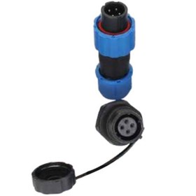 Resim SD13 TİPİ SU GEÇİRMEZ 4 PİN KONNEKTÖR 