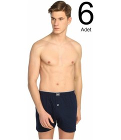 Resim Tutku 0117 6'Lı Penye Düğmeli Kaliteli Boxer 001 