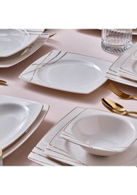 Resim Güral Caroline 54 Parça 12 Kişilik Yemek Takımı 6729 4858621 